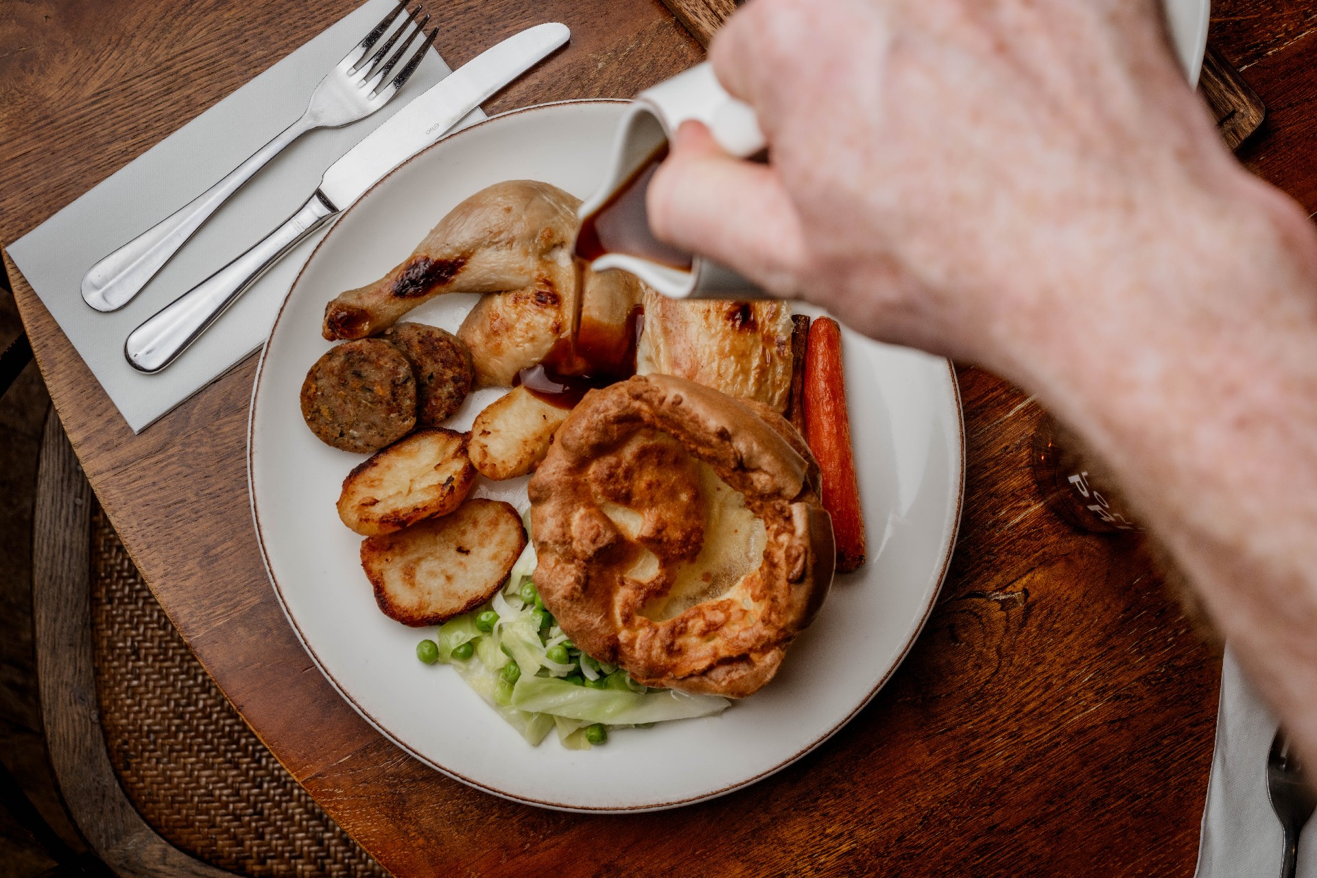 Dinner at The White Hart Hotel